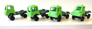 Racing-Trucks EU 1991 Komplettsatz  grün/dunkelgrün