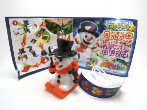 Weihnachten Christmas 2022 , VD265 Snowman Delivery + Beipackzettel