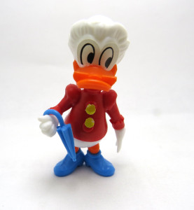 Donald und seine Freunde Oma Duck mit Regenschirm rot