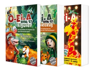 Die neuen O-Ei-A Kataloge für 2026/27, 3er Bundle , Figuren , Spielzeug , Spezial