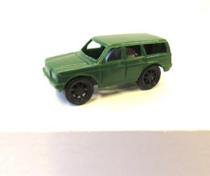 Spielautos mit Schwungradantrieb 1987 , Volvo dunkelgrün