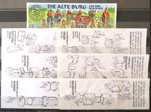 Beipackzettel die Alte Burg 1997