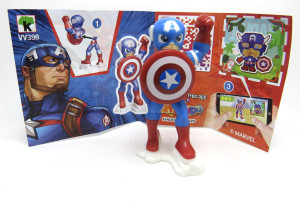 Marvel Heroes 2020 VV398 Captain America + Beipackzettel