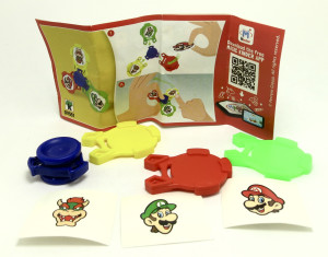 Super Mario Kinder Joy 2020 DV551 Spinner + Beipackzettel