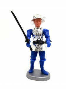 Samurais 1985 Glänzende Rüstung blau 1