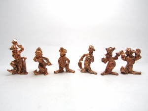 Clown-Miniaturen 1990 Kupfer hell