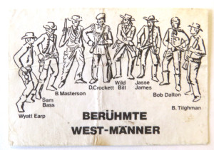 Beipackzettel Berühmte Westmänner 1 / 1979