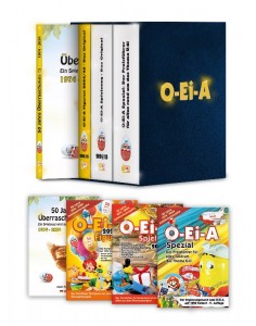 Das O-Ei-A 3er Bundle 2024-25 + Buch "50 Jahre Ü-Ei" JUBILÄUMSAUSGABE mit Schuber