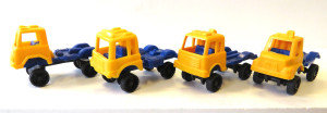 Racing-Trucks EU 1991 Komplettsatz  gelb/dunkelblau