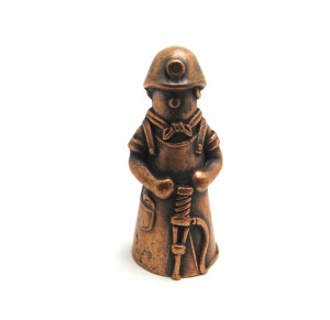 Fingerhut-Miniaturen Berufe Kupfer Figur 3