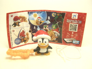 Magisches Weihnachtsleuchten EN386 Pinguin + Beipackzettel