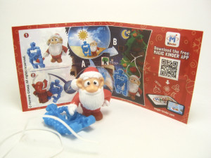 Magisches Weihnachtsleuchten EN387 Weihnachtsmann + Beipackzettel
