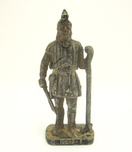 Metalfiguren Inca (100-1500 n. Chr.) 1978/79 , Nr. 3 Altsilber