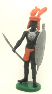 Afrikanischer Krieger  orange