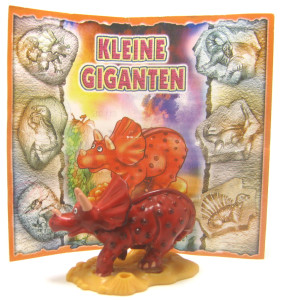 Triceratops + Beipackzettel 611 017 Kleine Giganten
