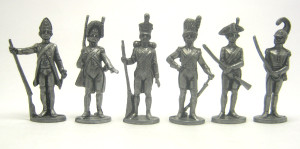 Komplettsatz Soldaten 18. - 19. Jahrhundert Eisen