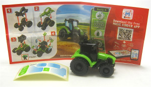Deutz - Fahr Landmaschinen 2016 , Traktor FS291 + Beipackzettel