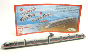 Eisenbahn, ICE TR088 + Beipackzettel