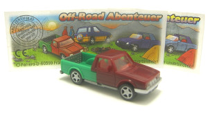 Off-Road Abenteuer 1998 , Pick Up + Beipackzettel