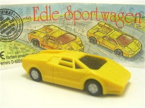 Edle Sportwagen 1995 , Saphir + Beipackzettel