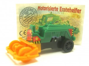 Motorisierte Erntehelfer 1994 , Traktor + Beipackzettel