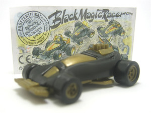 Black Magic Racer 1994 , Hi-Tec-Teufel + Beipackzettel