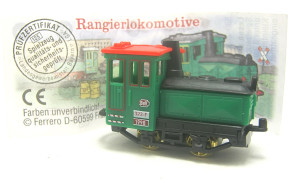 Eisenbahn,Rangierlokomotive  1 + Beipackzettel