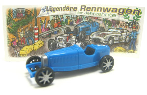Legendäre Rennwagen der Jahrzehnte 1999 , Blaue Legende + Beipackzettel