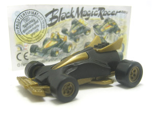 Black Magic Racer 1994 , Tecno-Katze + Beipackzettel