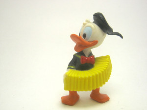 Donald Duck mit Akkordeon 