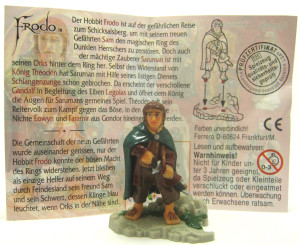 Der Herr der Ringe 2 Frodo + Beipackzettel 