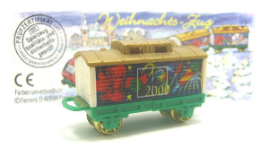 Eisenbahn, Weihnachtszug Waggon 2000 + Beipackzettel