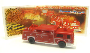 Amerikanische Feuerwehren 2001 ,  Rescue Truck + Beipackzettel