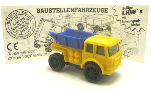 Baustellenfahrzeuge 1997 , Muldenkipper + Beipackzettel