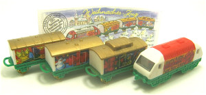 Komplettsatz Eisenbahn, Komplettzug Weihnachten 1999 + Beipackzettel