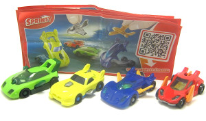 Sprinty - Spy Cars 2014 , Komplettsatz +  Beipackzettel