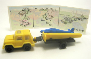 Fahrzeuge mit Anhänger EU 1994/95 , LKW mit Segelflugzeug + Beipackzettel