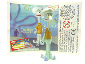 Thaddäus + Beipackzettel S-207 SpongeBob Schwammkopf