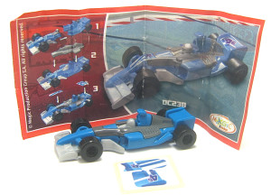 Sprinty - Formel 1 Rennwagen bei Tag blau DC238 + Beipackzettel