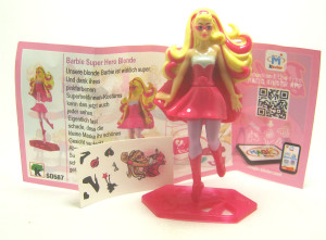 Barbie 2016 , SD587 ,  Barbie Super Hero Blonde + Beipackzettel