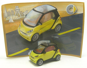 Smart Fortwo 2006 , Coupe gelb TT089 + Beipackzettel
