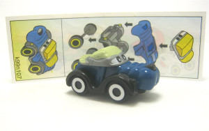Fantasie-Fahrzeuge EU 1998 ,  blau + Beipackzettel