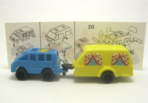 Fahrzeuge mit Anhänger EU 1992 , Transporter mit Wohnanhänger + Beipackzettel