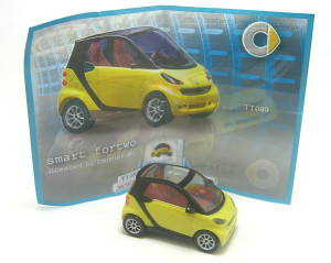 Smart 2008 , Smart gelb TT089 + Beipackzettel