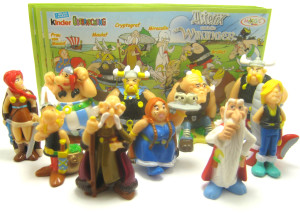 Komplettsatz Asterix und die Wikinger + Beipackzettel