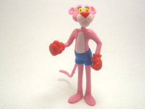 Pink Panther als Boxer
