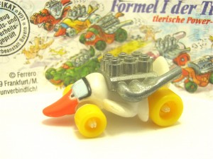 Formel 1 der Tiere 1995 , Turbo - Duck + Beipackzettel
