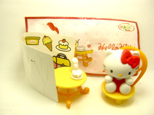 Maxi - Hello Kitty , Hello Kitty beim Tee + Beipackzettel
