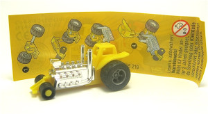 Traktor Power Race 2003 gelb + Beipackzettel