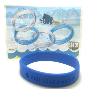 Armband Feel Like A Nut ? blau + Beipackzettel S-362 Ice Age 2